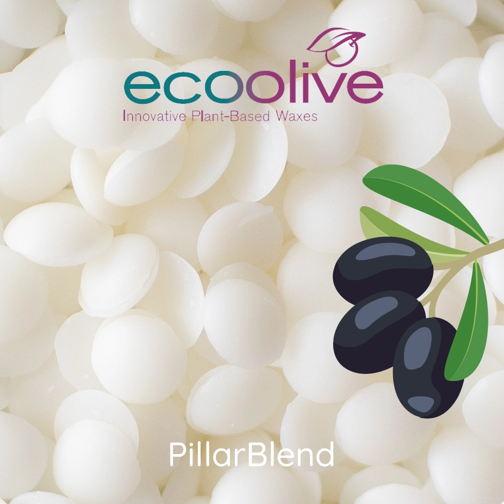 EcoSoya Olive Pillar | Olive Wax | My French Perfume