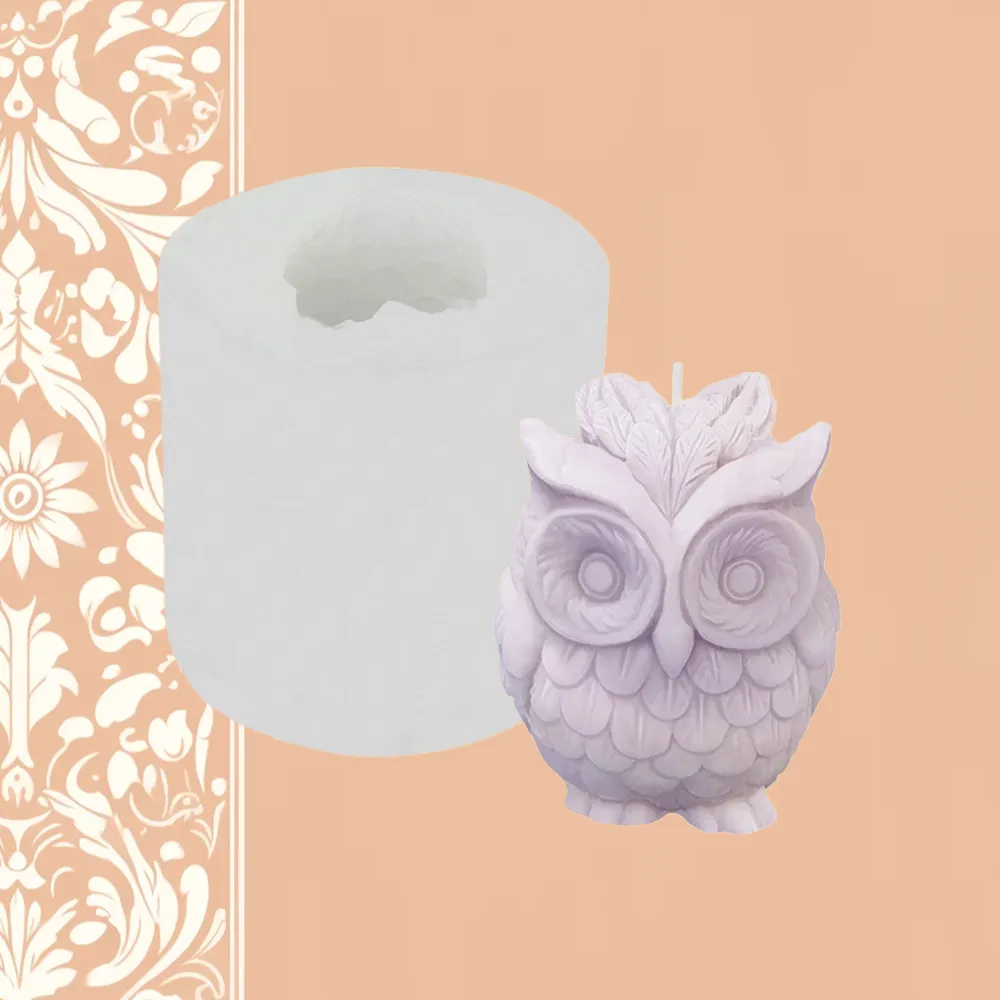Horned Owl Silicone Mold | My French Perfume